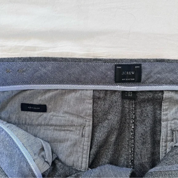 Men’s J.Crew 484 Slim Dress Slacks Pants Size 34x32 JCrew - Picture 7 of 9